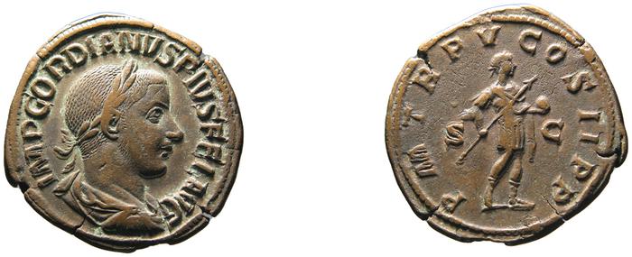 RIC IV Gordian III 307A, реверс, bm
