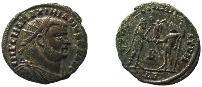 RIC VI Alexandria 46b, реверс, bm
