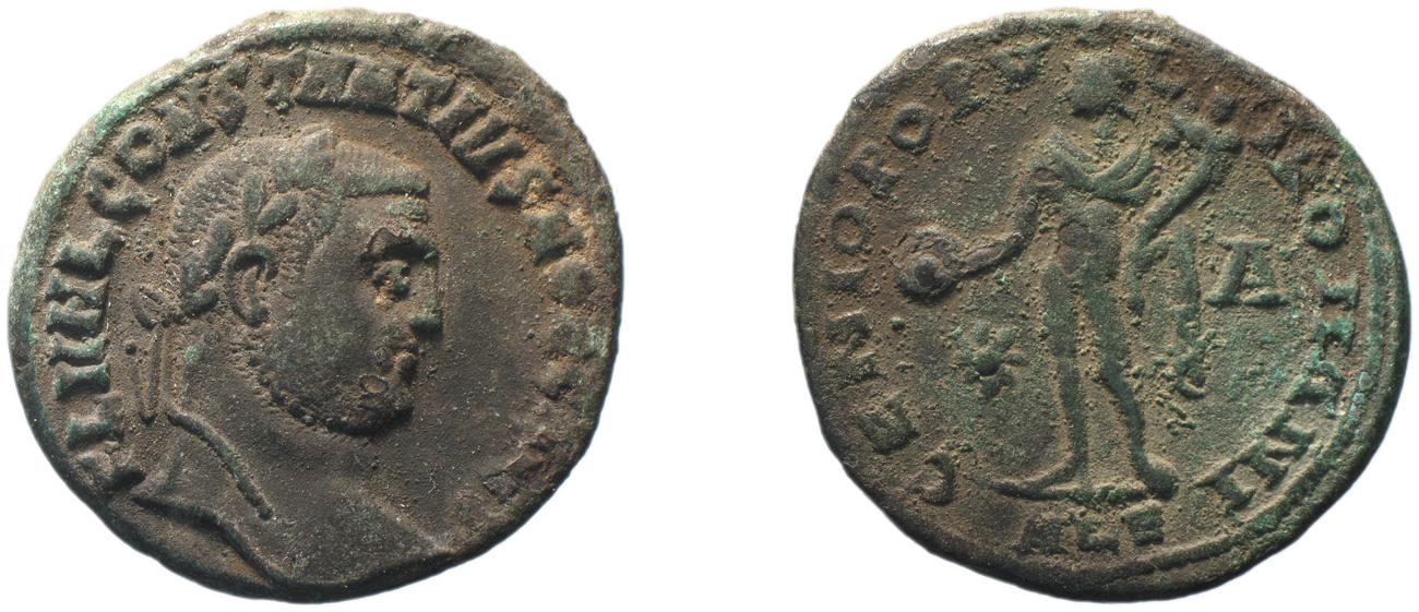 RIC VI Alexandria 17a, аверс, bm