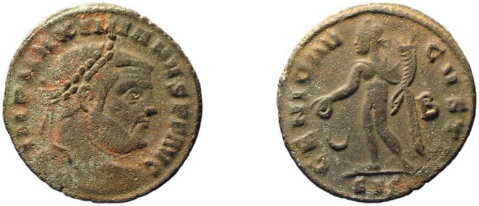RIC VI Siscia 207a, реверс, bm