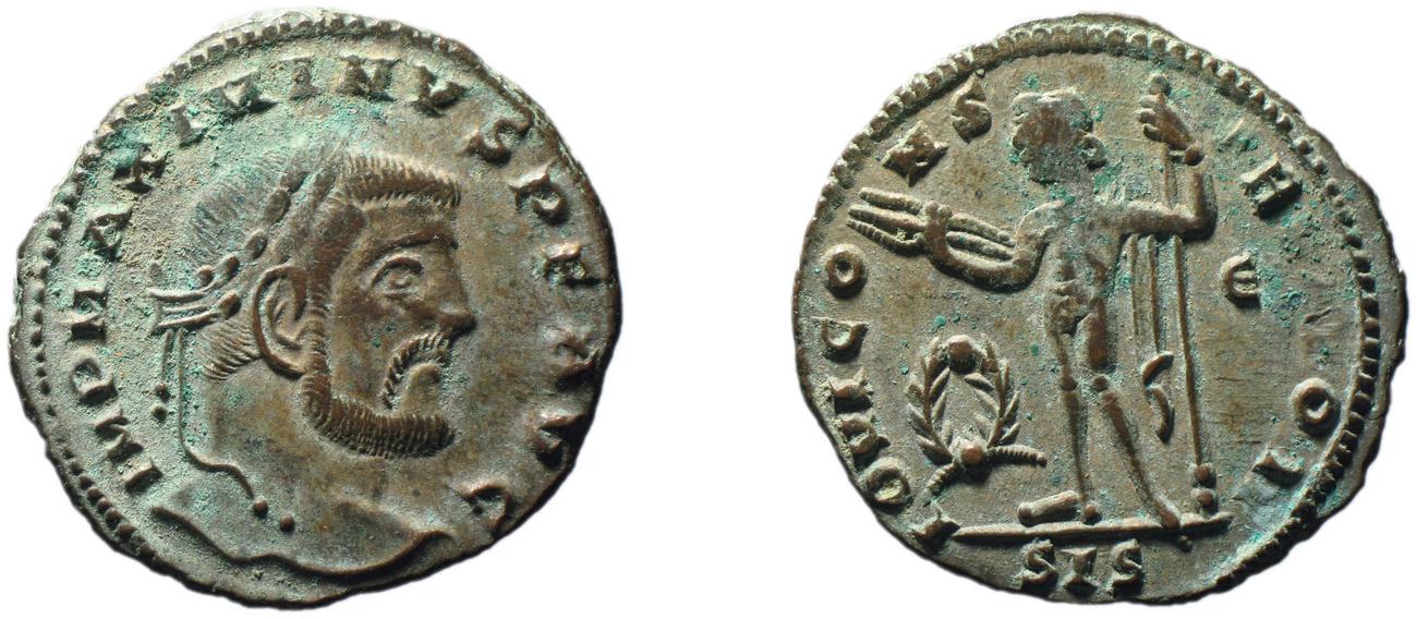 RIC VI Siscia 227b, аверс, bm