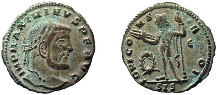 RIC VI Siscia 227b, реверс, bm
