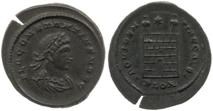 RIC VII Londinium 297, реверс, Британский музей