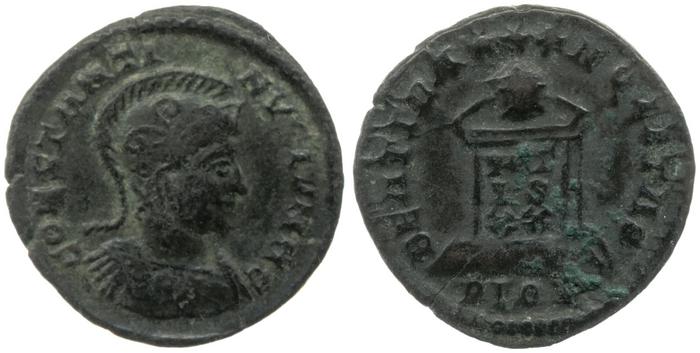 RIC VII Londinium 286, реверс, Британский музей
