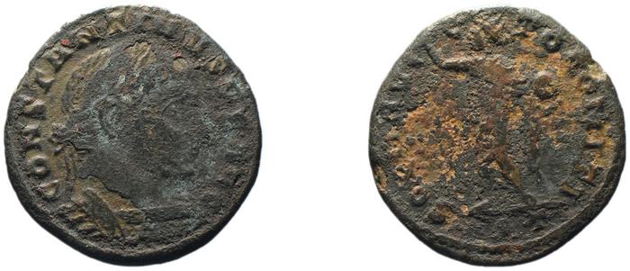 реверс RIC VI Ticinum 128