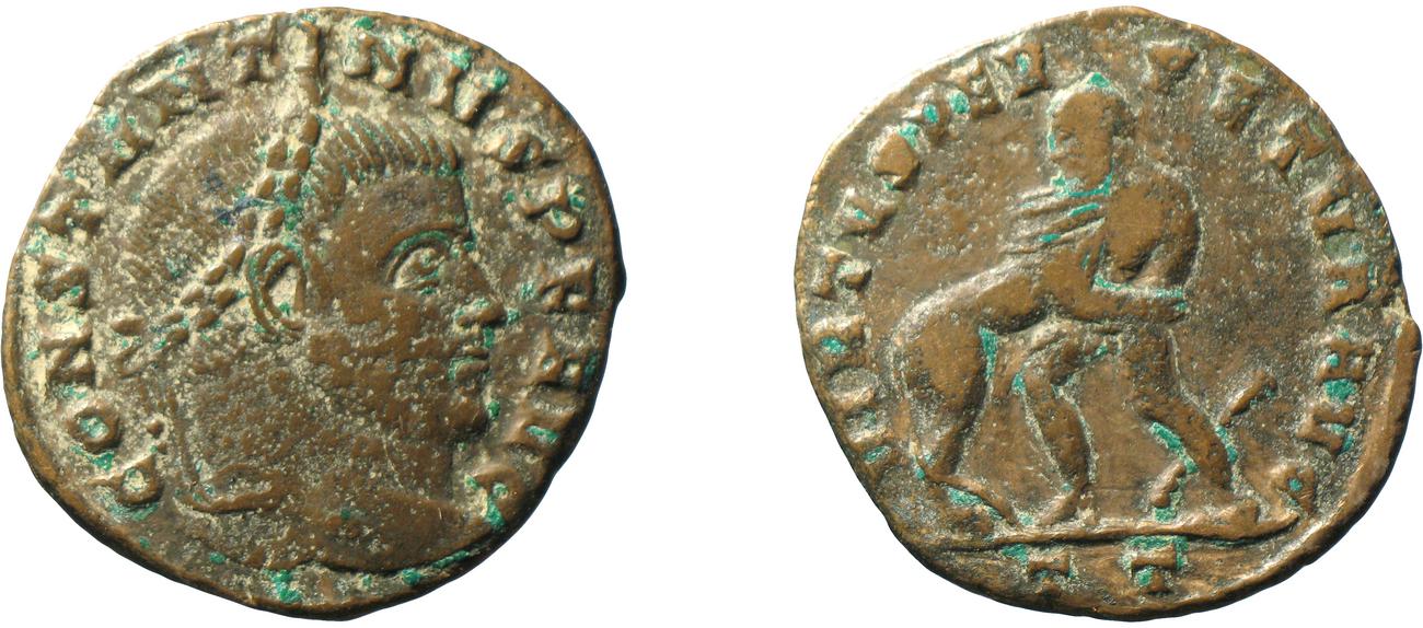 RIC VI Ticinum 99, аверс, bm