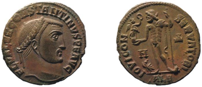 RIC VII Alexandria 6, реверс, bm