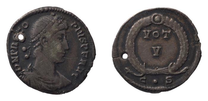 RIC IX Constantinople 13E, реверс, bm