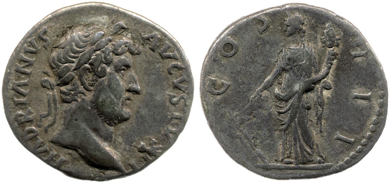 аверс RIC II, Part 3 (second edition) Hadrian 3040