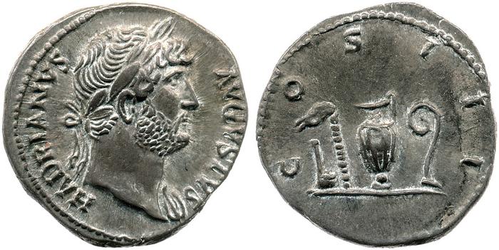 RIC II, Part 3 (second edition) Hadrian 801, реверс, bm
