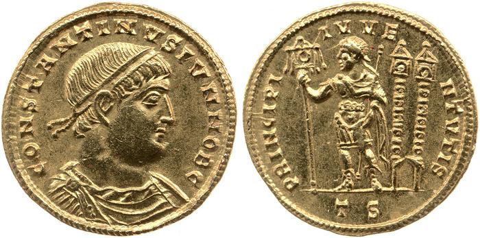 реверс RIC VII Thessalonica 190