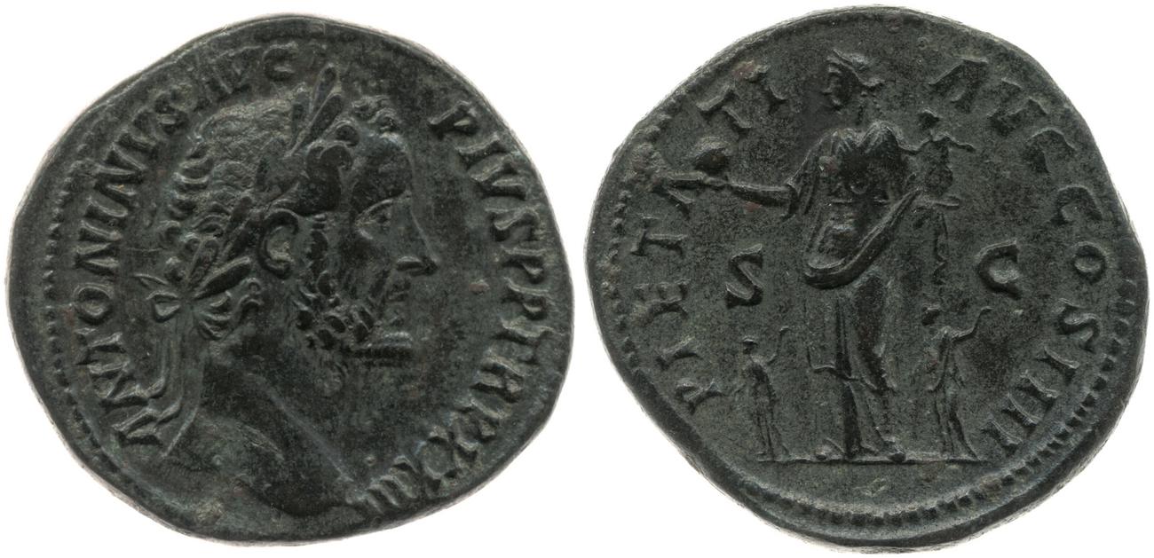 obverse RIC III Antoninus Pius 1031