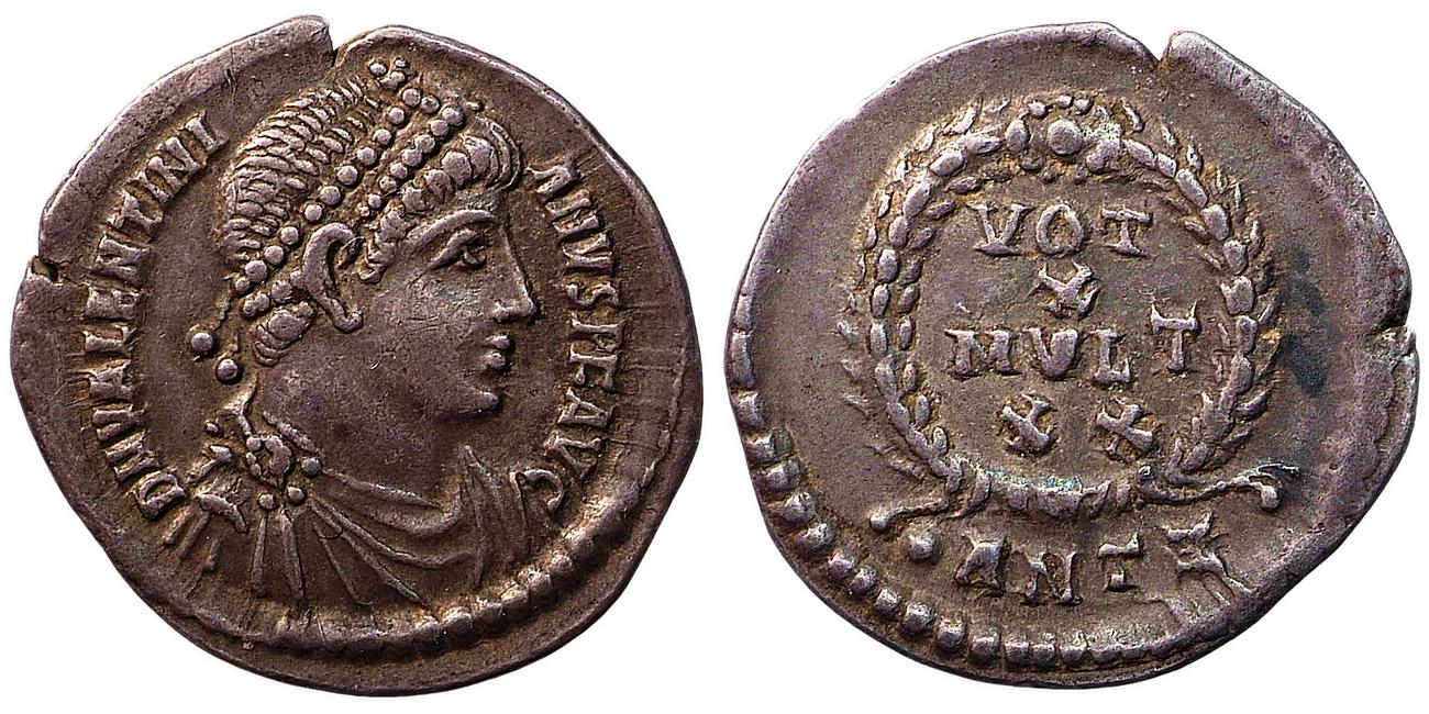 RIC IX Antioch 34A, аверс, bm