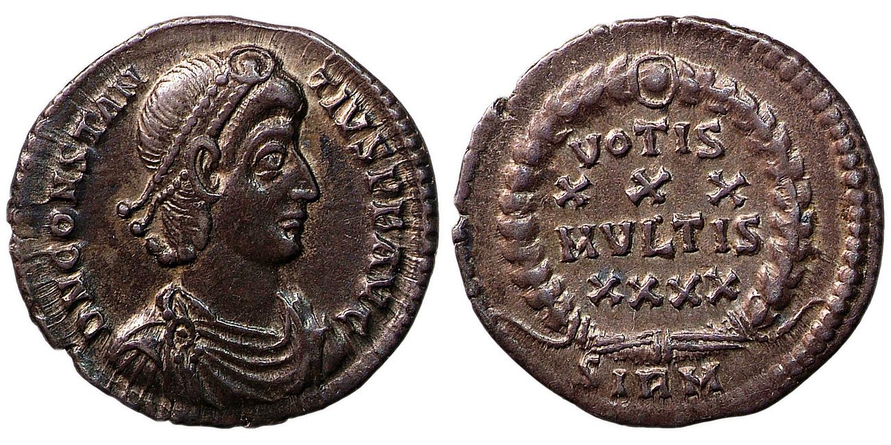 RIC VIII Sirmium 68, аверс, bm