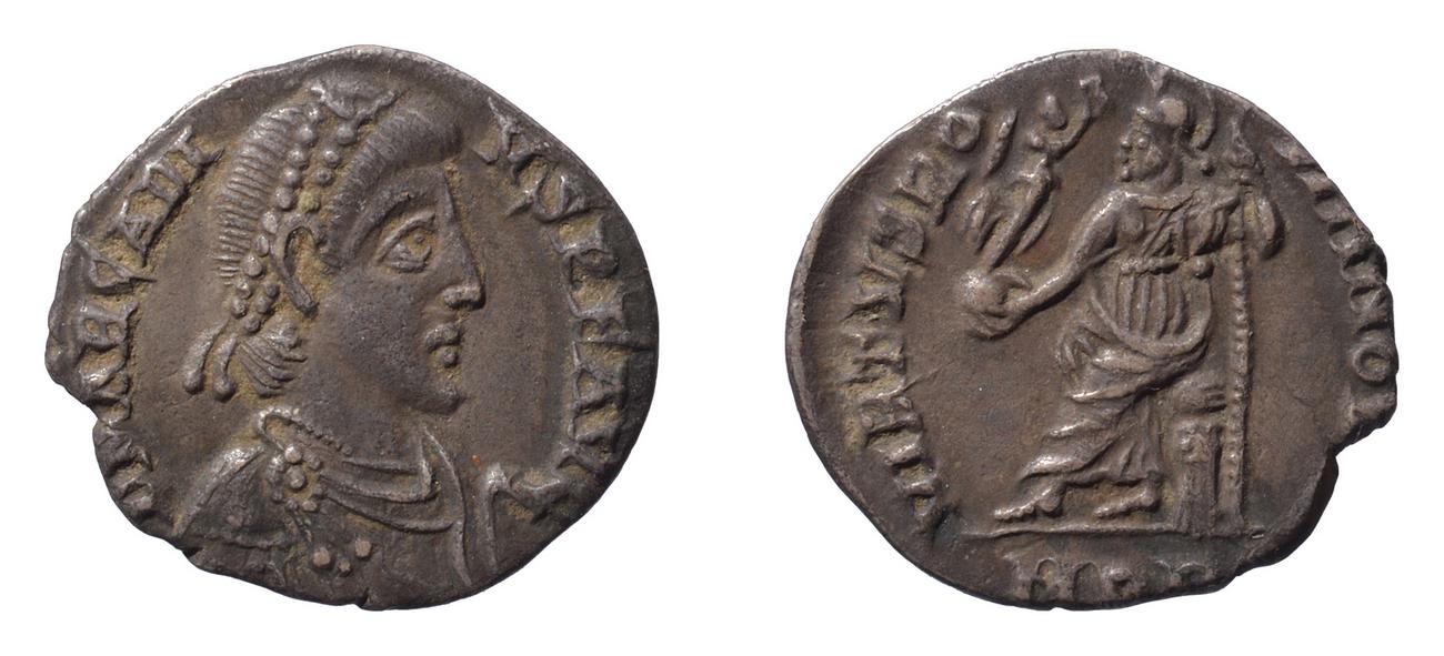 RIC IX Mediolanum 32B, аверс, bm