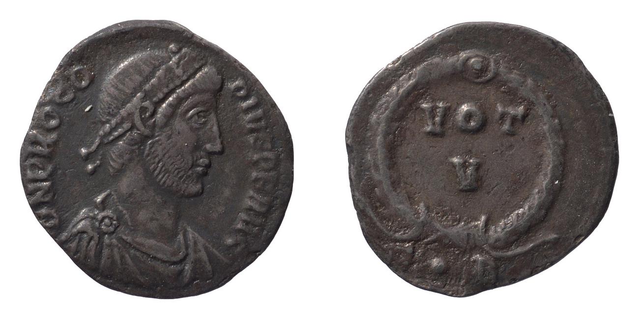 RIC IX Constantinople 13E, аверс, bm