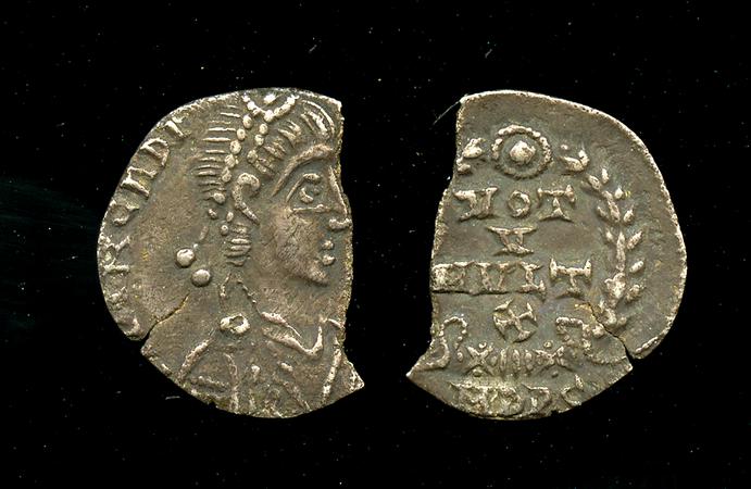 RIC IX Mediolanum 13, реверс, bm