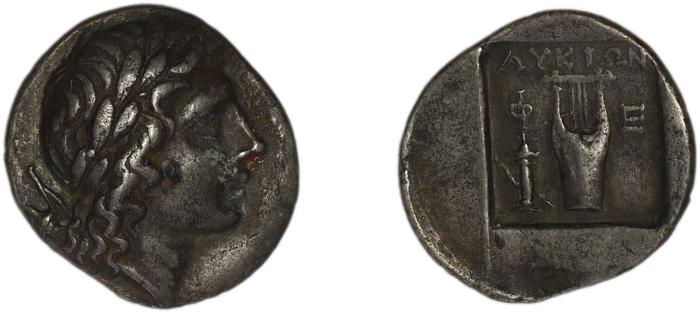 реверс Lycian League Phellus Troxell 1982 2.21