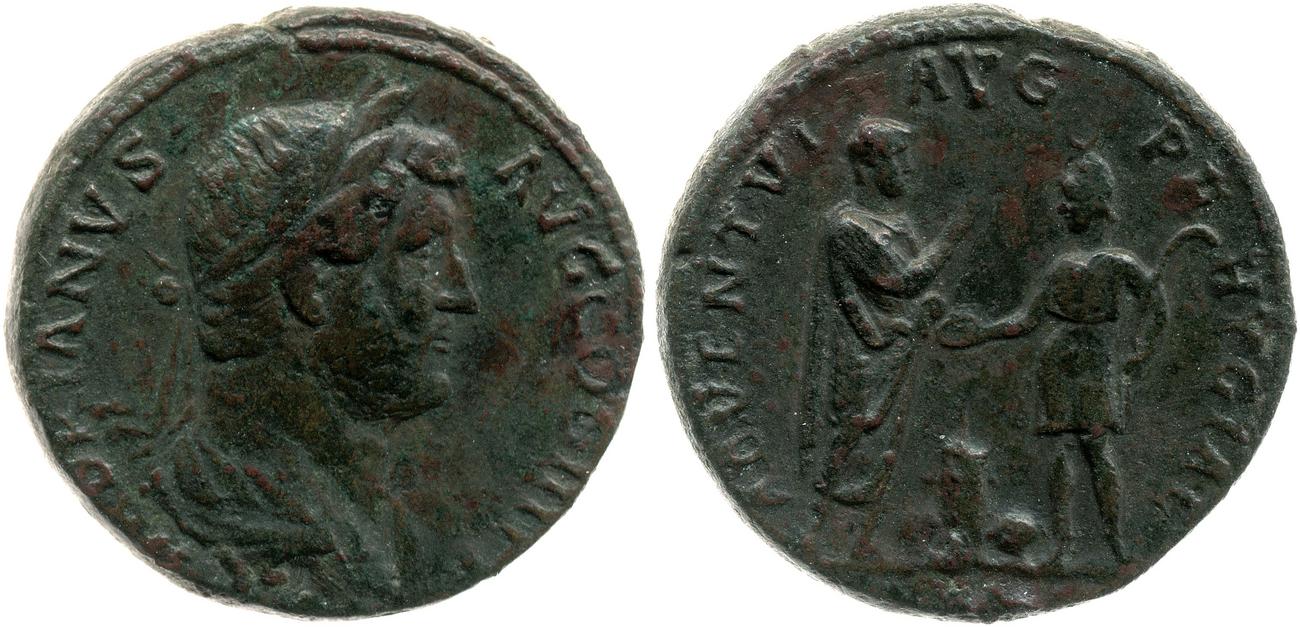 аверс RIC II, Part 3 (second edition) Hadrian 1796