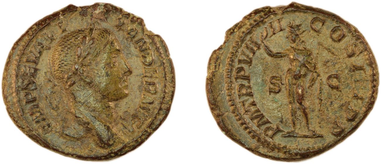 RIC IV Severus Alexander 502, аверс, Британский музей