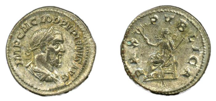 RIC IV Pupienus 4, реверс, bm