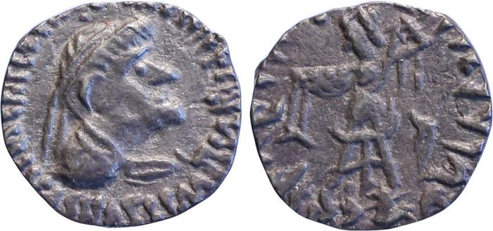 Bactrian and Indo-Greek Coinage Strato II and Strato III 1.3, bm