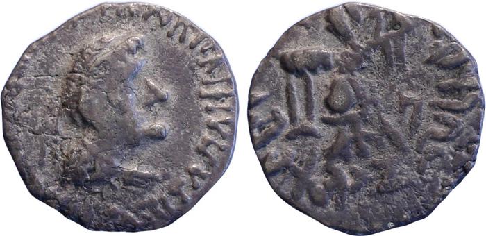 Bactrian and Indo-Greek Coinage Strato II and Strato III 1.3, bm