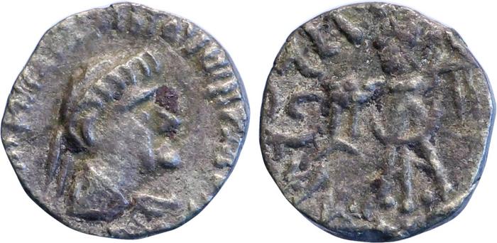 Bactrian and Indo-Greek Coinage Strato II and Strato III 1.1, bm