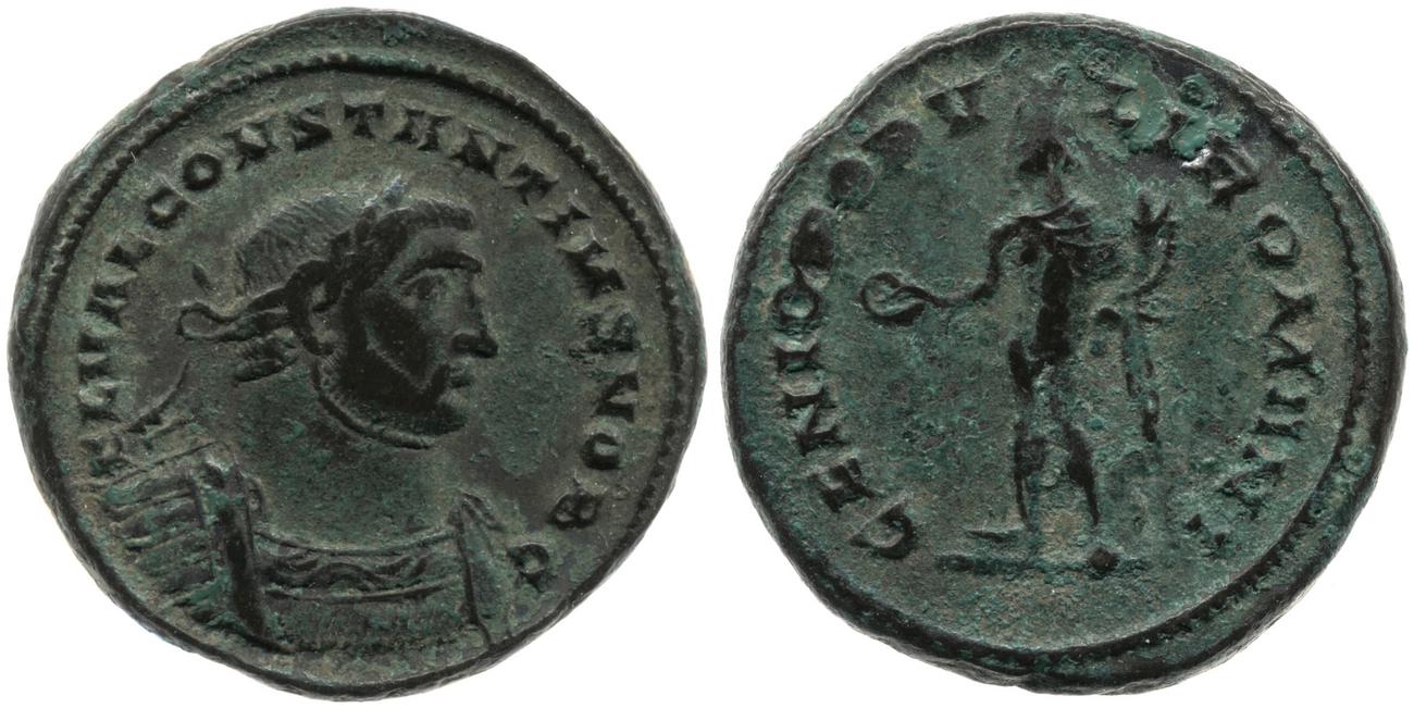 RIC VI Londinium 14a, аверс, Британский музей