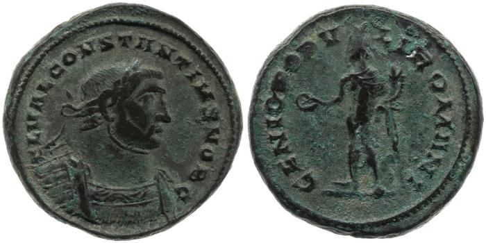 RIC VI Londinium 14a, реверс, Британский музей