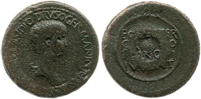 реверс RIC I (second edition) Claudius 108