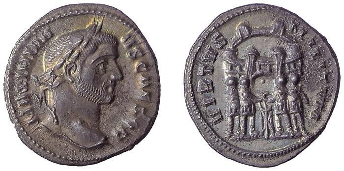 реверс RIC VI Ticinum 15b