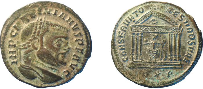 RIC VI Rome 198b, реверс, bm