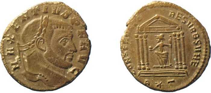 RIC VI Rome 198b, реверс, bm