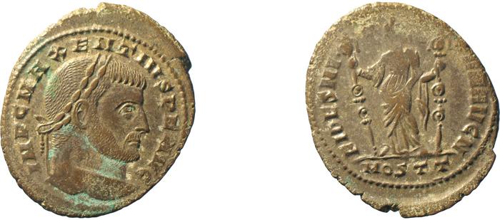RIC VI Ostia 45, реверс, bm