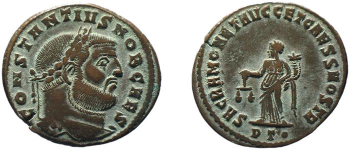 RIC VI Ticinum 46a, реверс, bm
