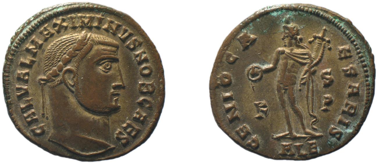 RIC VI Alexandria 100a, аверс, bm