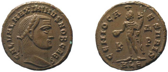 RIC VI Alexandria 100a, реверс, bm