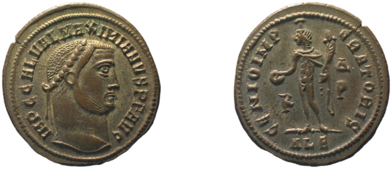 RIC VI Alexandria 105a, аверс, bm
