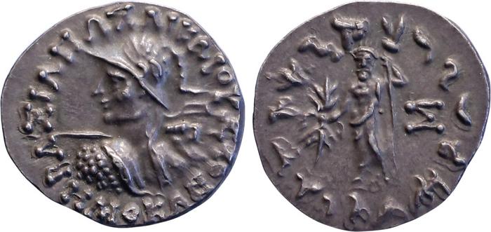 Bactrian and Indo-Greek Coinage Heliocles II 10.2, bm