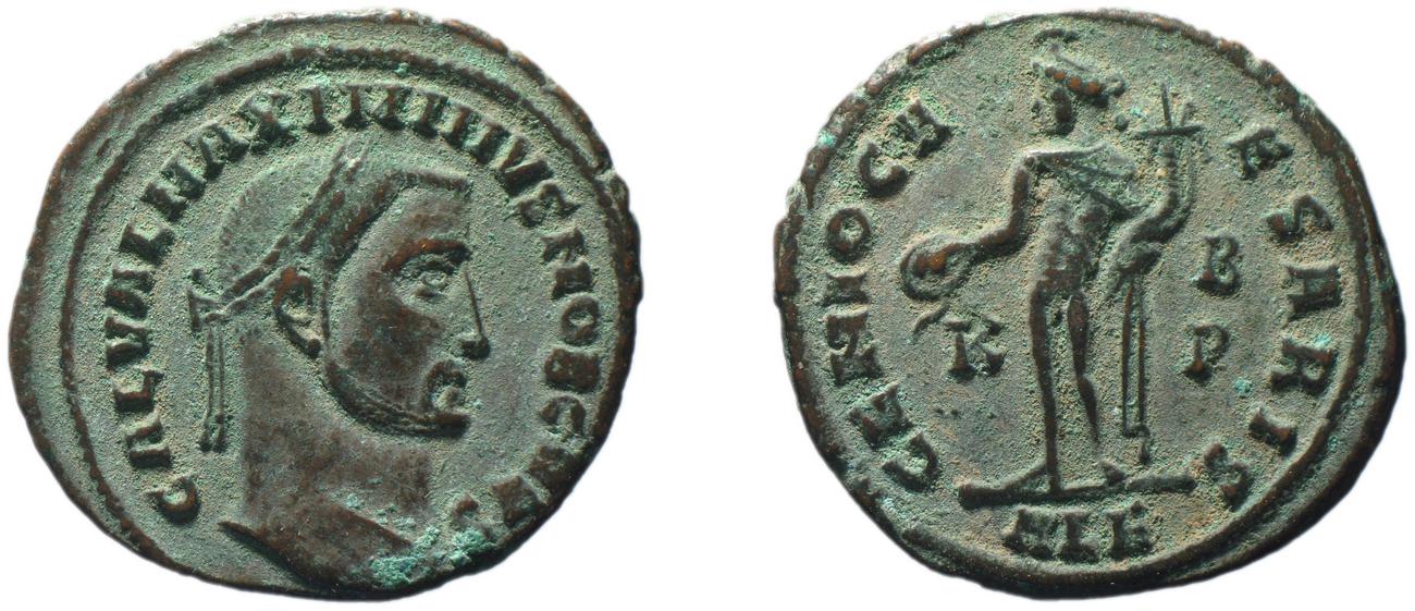 RIC VI Alexandria 100a, аверс, bm