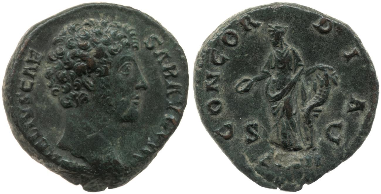RIC III Antoninus Pius 1255, аверс, Британский музей