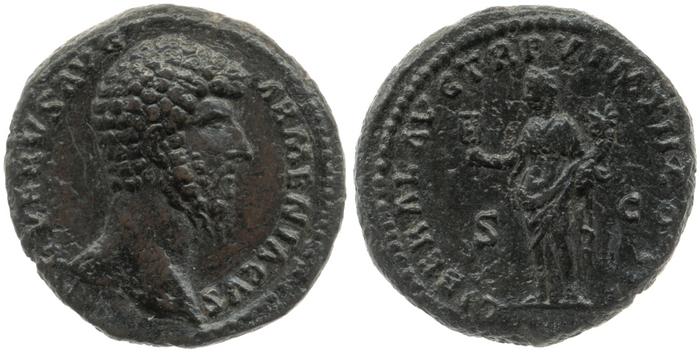 реверс RIC III Marcus Aurelius 1416