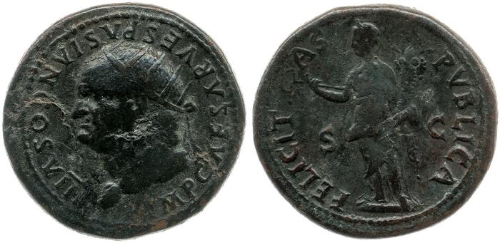 реверс RIC II, Part 1 (second edition) Vespasian 1001