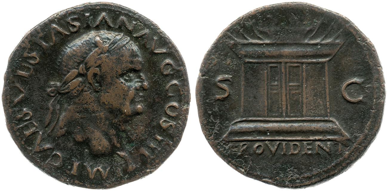 obverse RIC II, Part 1 (second edition) Vespasian 1166