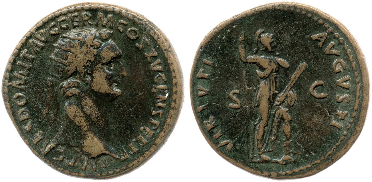 RIC II, Part 1 (second edition) Domitian 706, аверс, bm