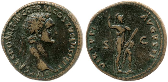 RIC II, Part 1 (second edition) Domitian 706, реверс, bm