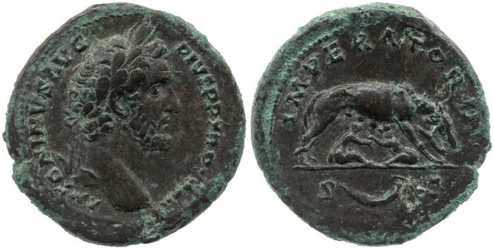 RIC III Antoninus Pius 734A, реверс, Британский музей