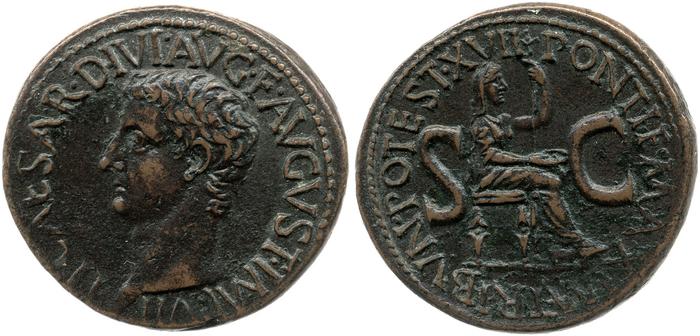 реверс RIC I (second edition) Tiberius 34