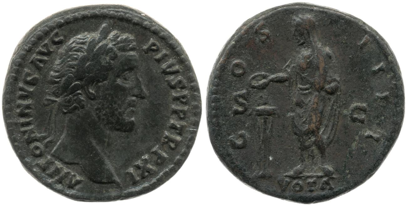 RIC III Antoninus Pius 852A, аверс, bm